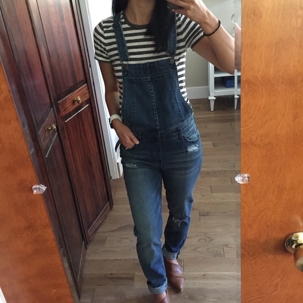 NWT Celebrity Pink Denim overalls